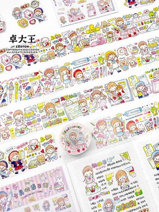 Molinta stationery collection washitape and sticker pack
