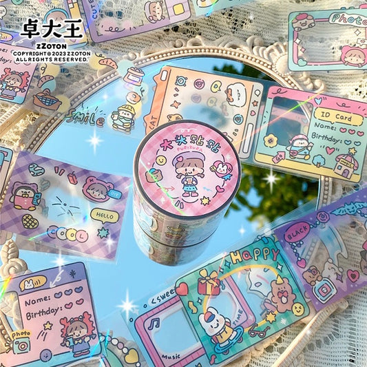 Molinta「Shining Girl」Photo frame series shining pet tape and sticker set