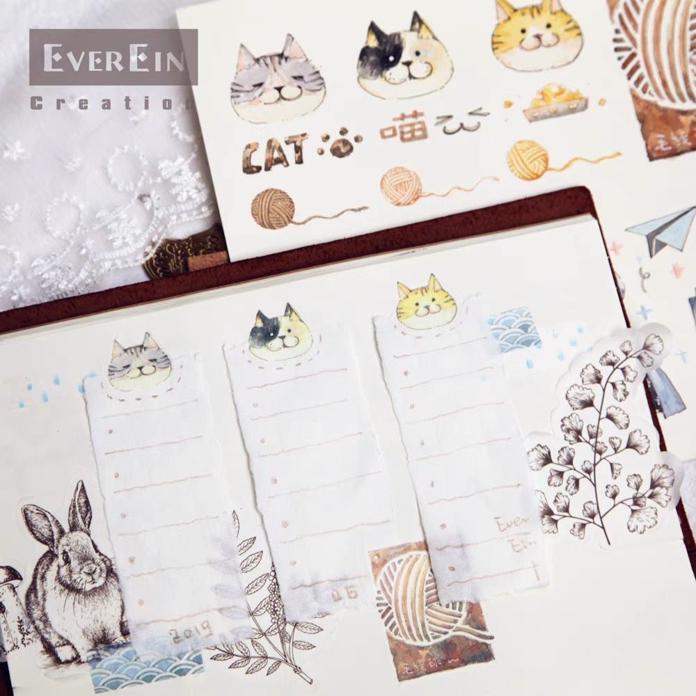 Ever&Ein creation cat washitape