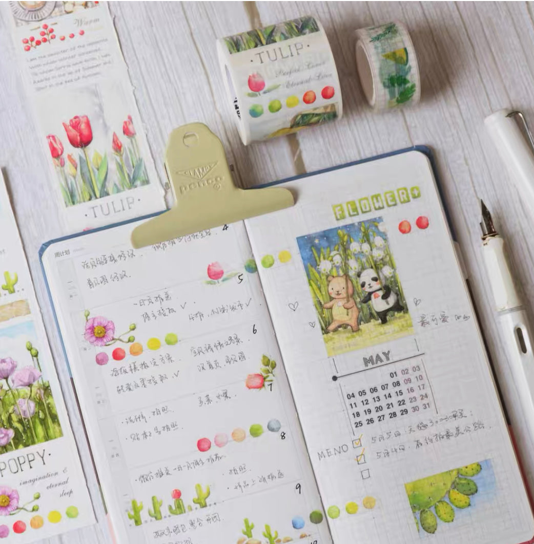 Ever&Ein plant theme washitape