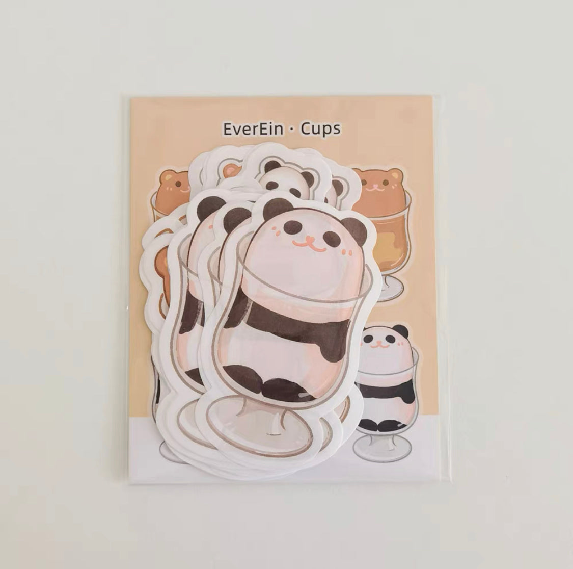 Ever&Ein panda and bear memo paper pack