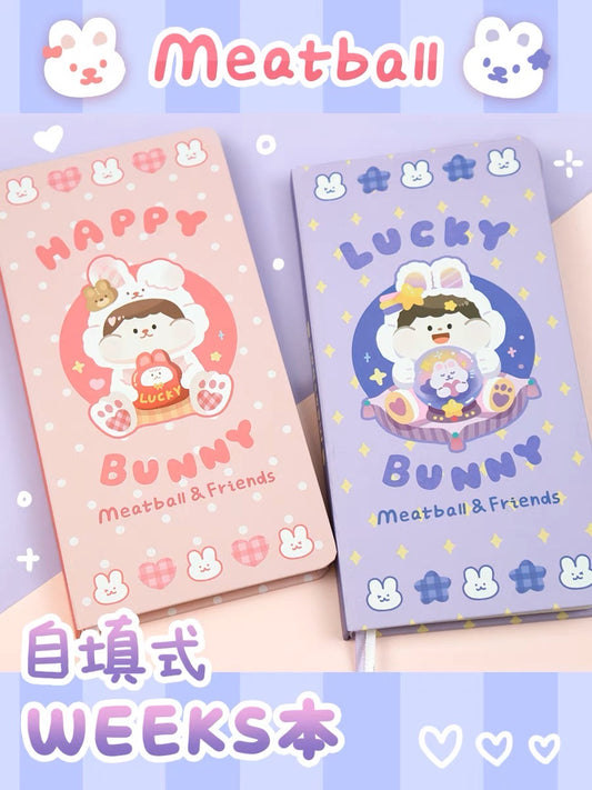 Meatball ă2023 new year rabbităseries weeks notebook (day free)