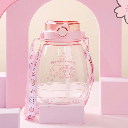 Molinta × M&G shop flower party series 1250ml sippy cup