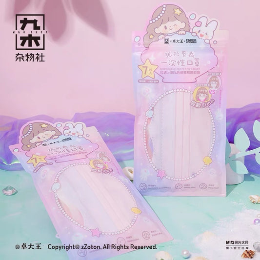 Molinta × M&G shop summer limited blue fantasy series mask set
