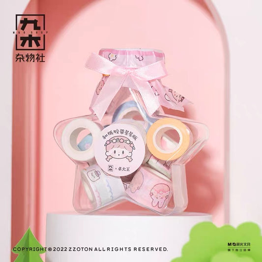 Molinta × M&G shop flower party series washitape star bottle