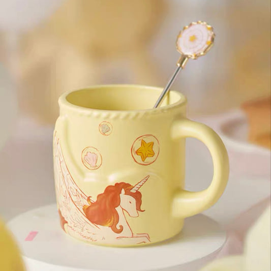 Starbucks China 2022 Summer dreamy garden Season 365ml rilievo carousel mug with stir bar