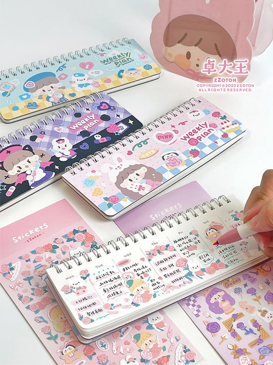 Molinta theme girl weekly plan 2
