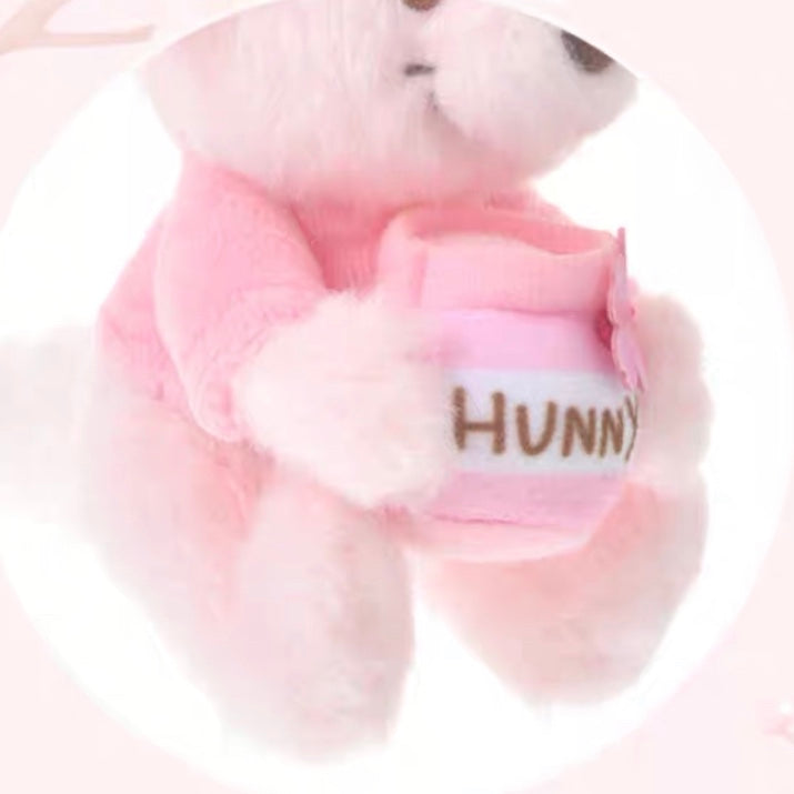 Disney Sakura theme pink sakura Winnie the pooh key chaining