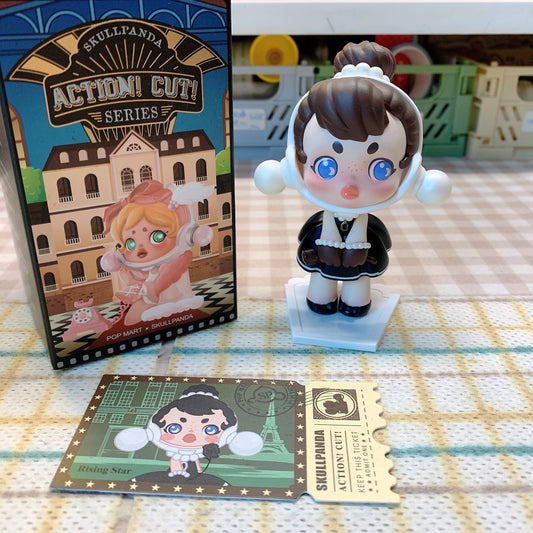 ćPRELOVED and SALE ćPOPMART Skullpanda blind box toy Action cut series Rising Star