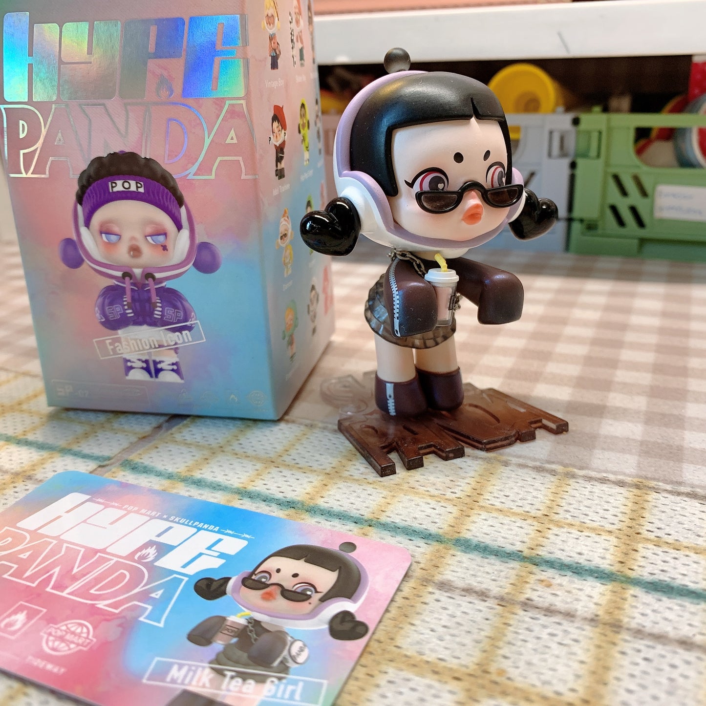 【PRELOVED and SALE 】POPMART Skullpanda blind box toy Hype panda series Milk Tea Girl