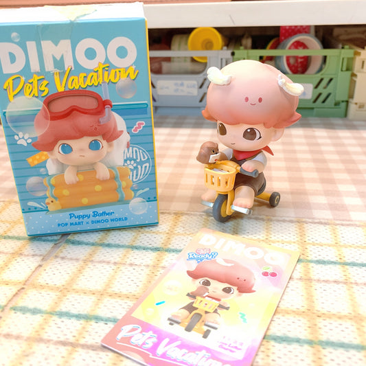 ãPRELOVED and SALE ãPOPMART Dimoo blind box toy Pets Vacation Love Letter Courier