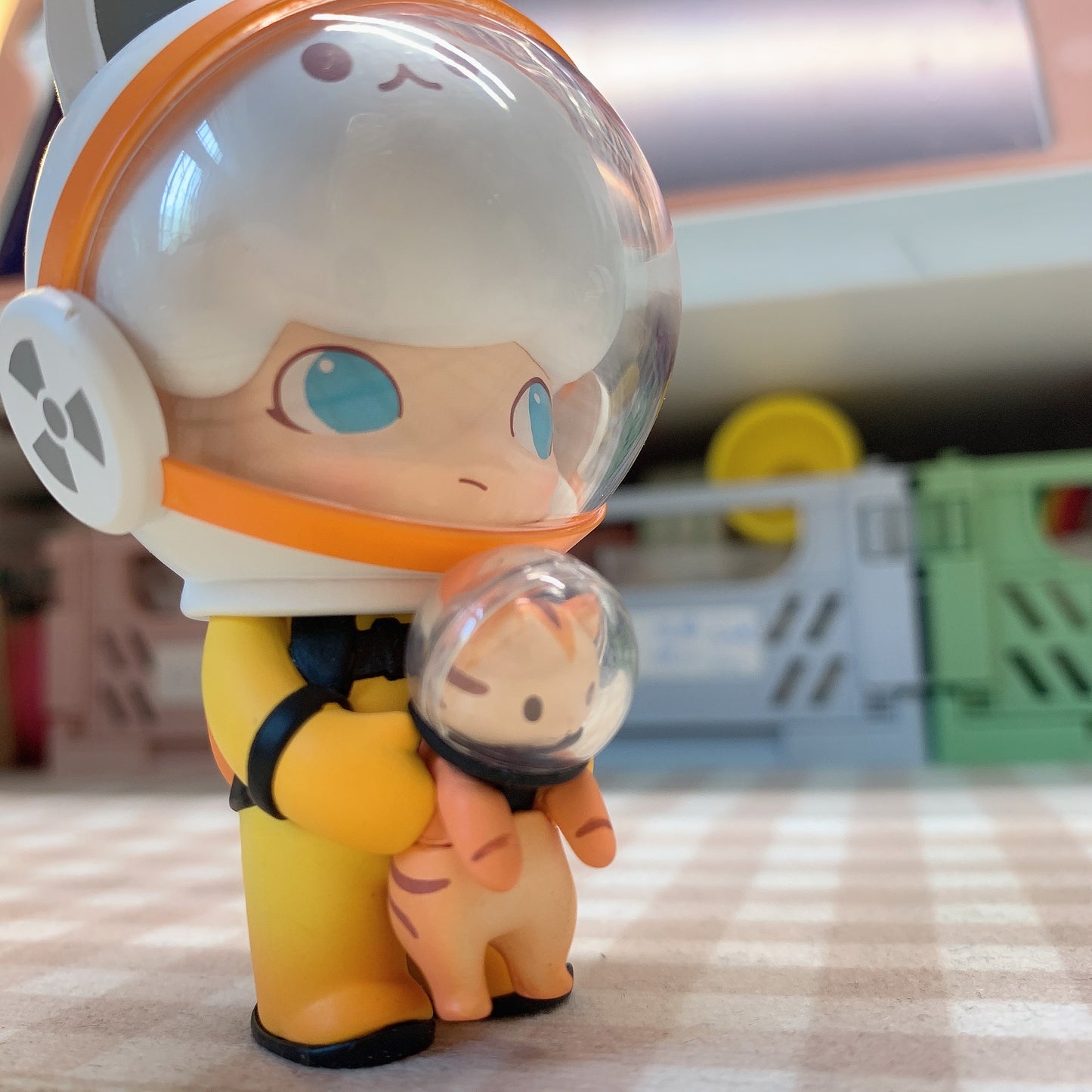 【PRELOVED and SALE 】POPMART Dimoo blind box toy Space Travel series Kitty Space Boy