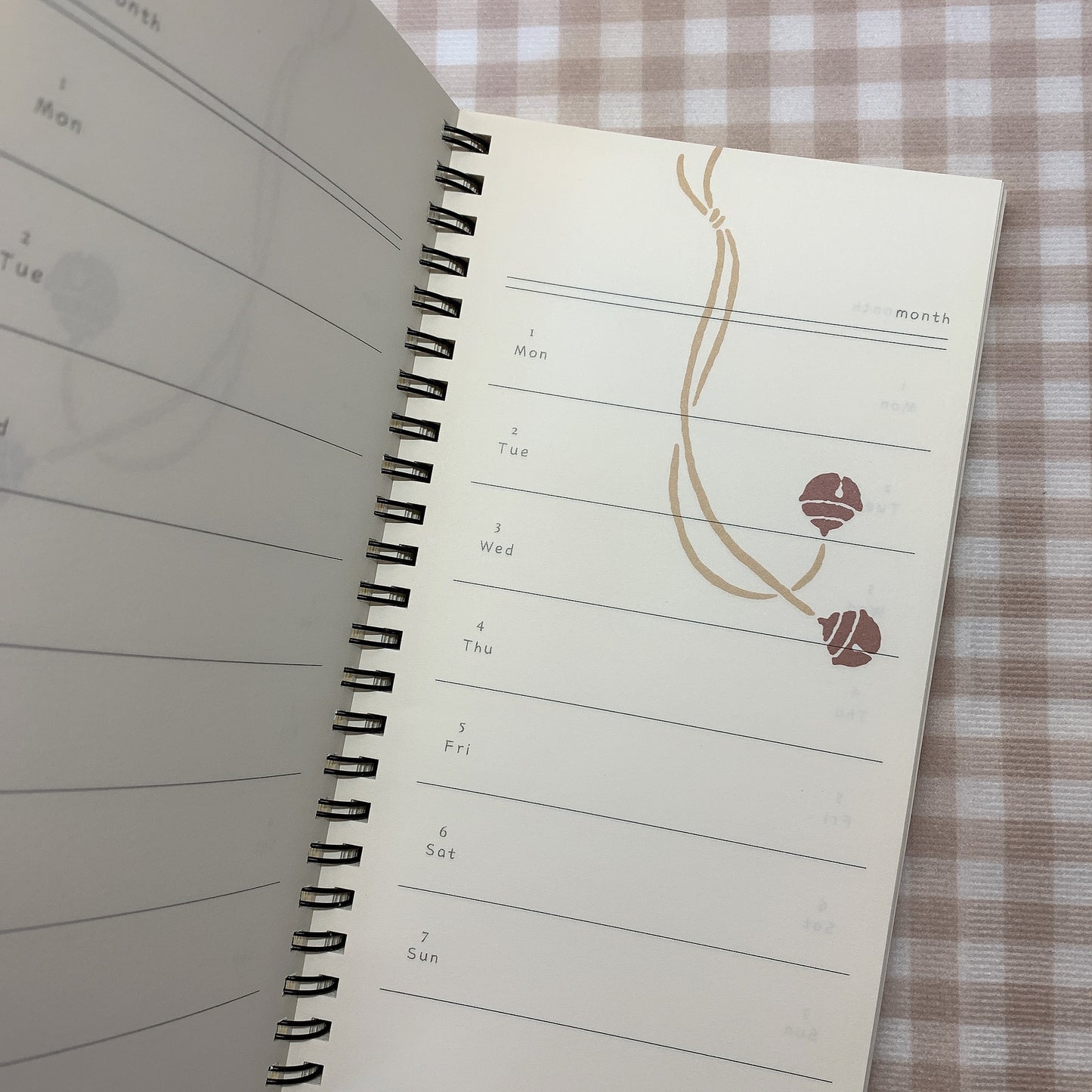 cute Dharma cat journal notebook