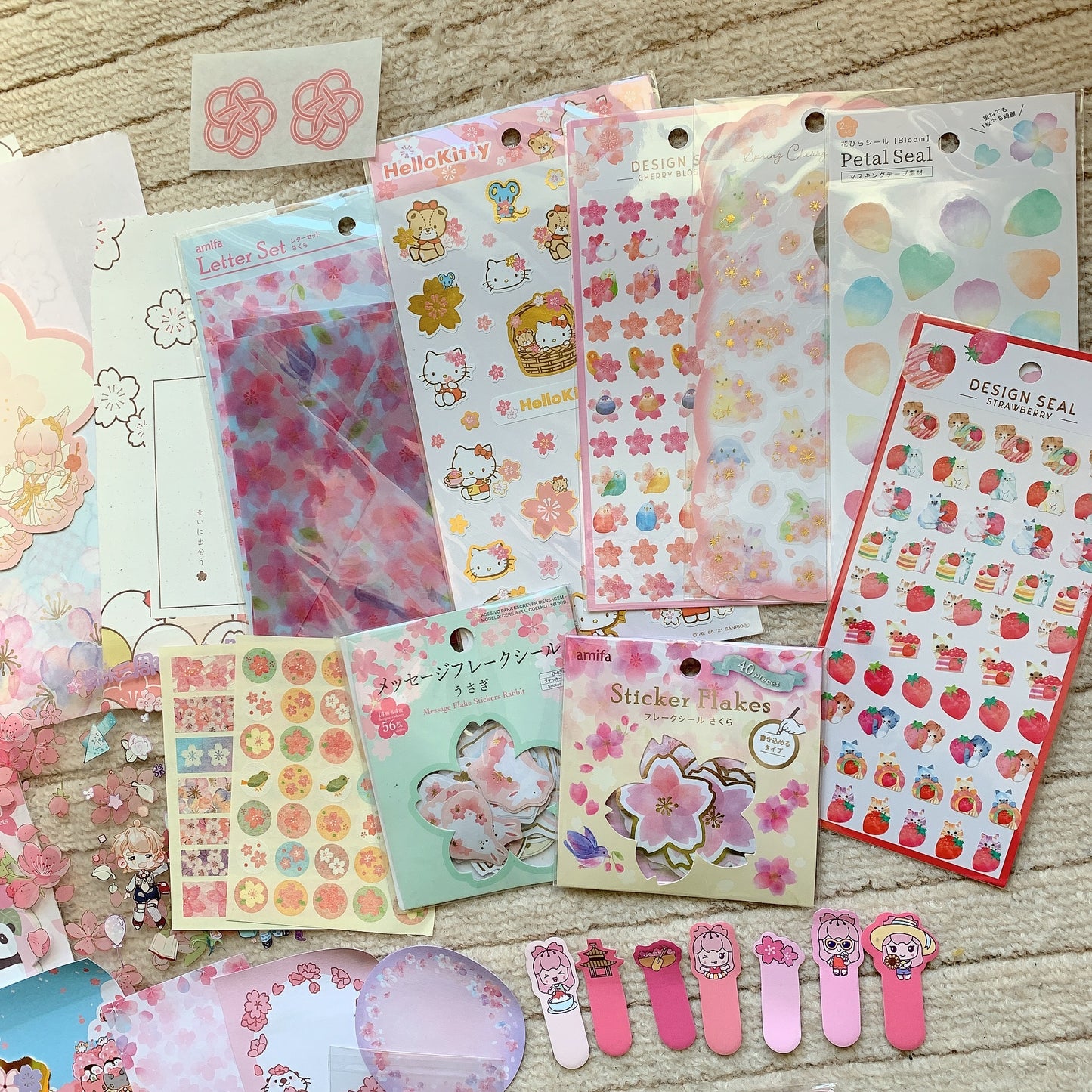 【JP】Sakura Season stationery set B
