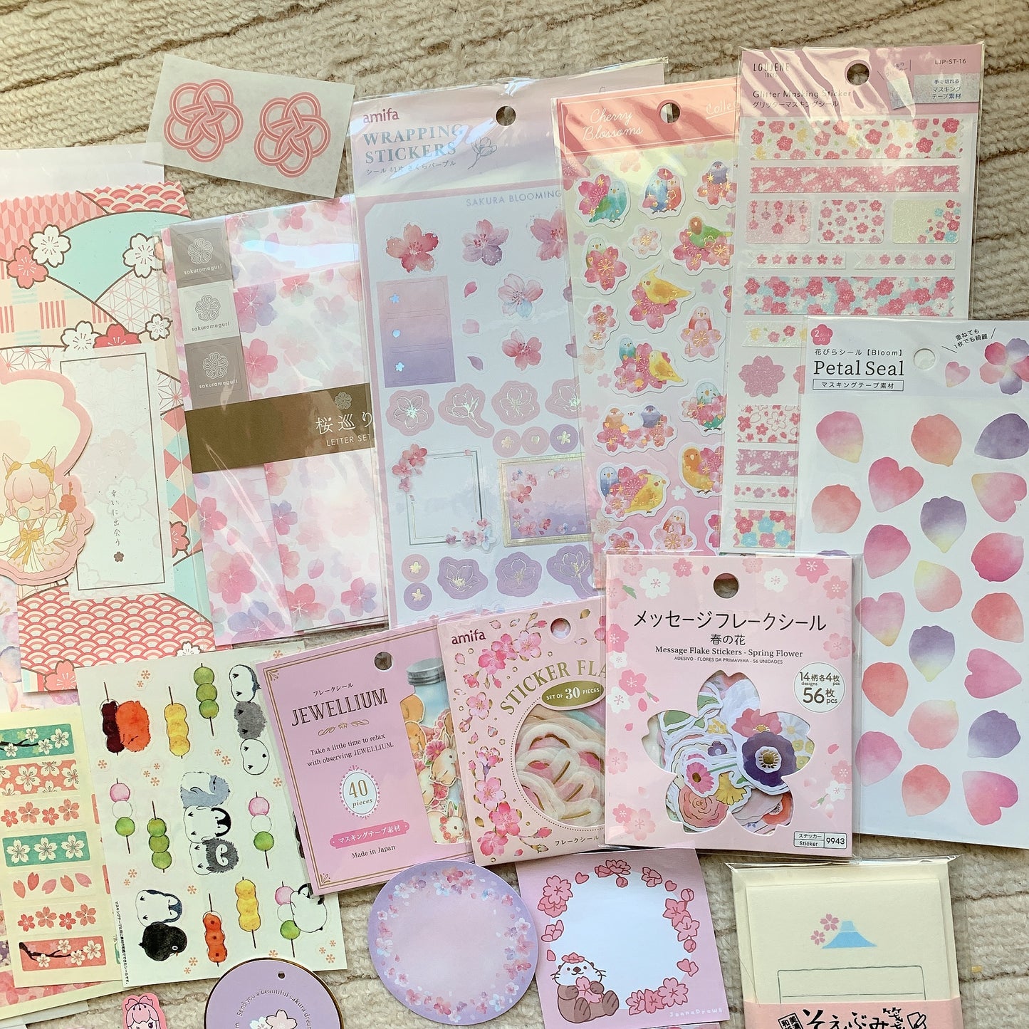 【JP】Sakura Season stationery set C