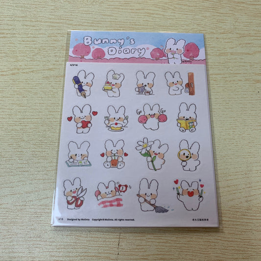 Molinta bunny‘s diary sticker
