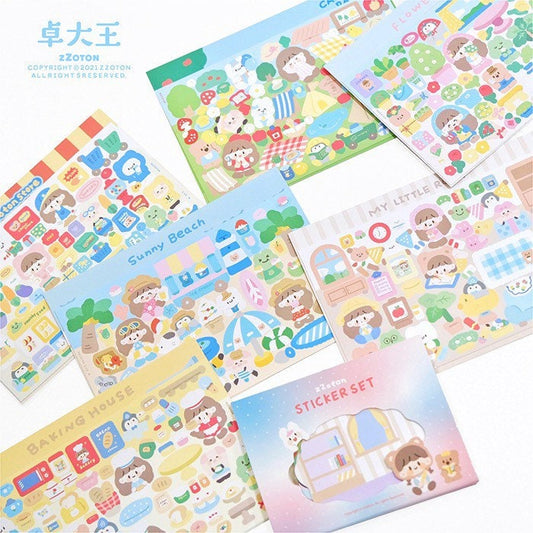 Molinta scene sticker set 1