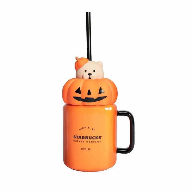 Starbucks China 435ml 2020 Halloween pumpkin ceramics cup