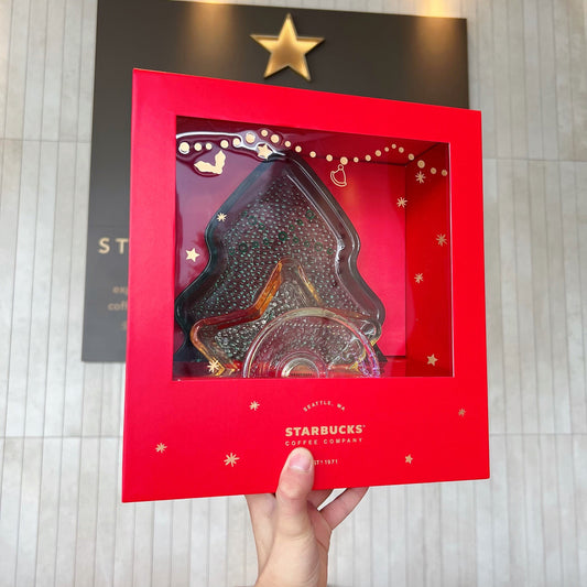 Starbucks China 2021 Christmas glass plate set