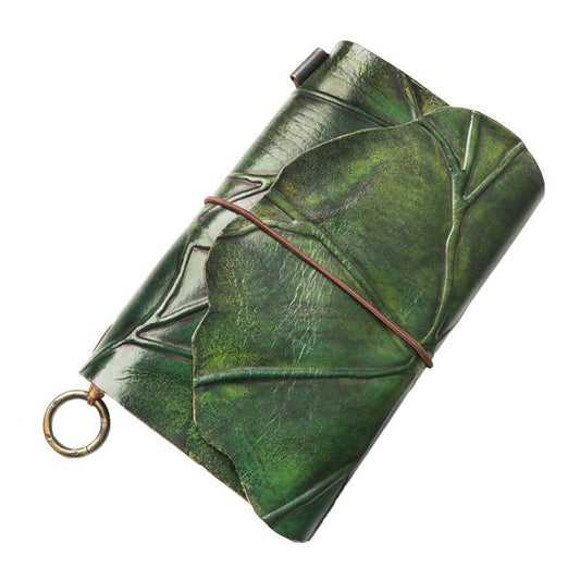 handmade vintage Lotus leaf travelers notebook set(normal size)