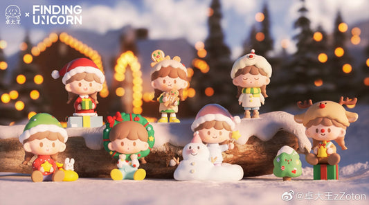 Molinta blind box toys 「Christmas Holiday」series 6
