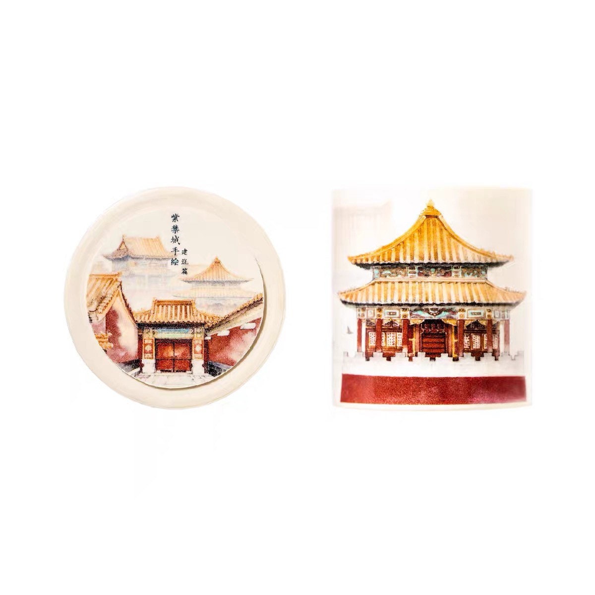 Beijing Forbidden city building washitape