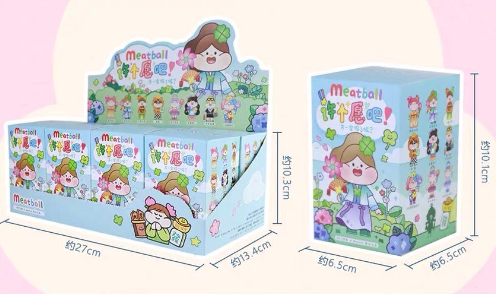 Meatball ×BCF「Make a wish」series blind box toys 2