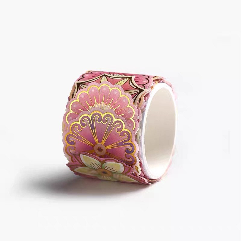 Beijing Forbidden city flower sticker roll
