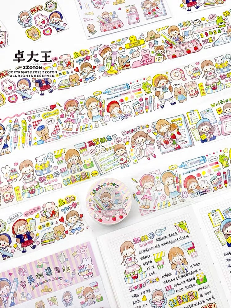 Molinta stationery collection washitape and sticker pack