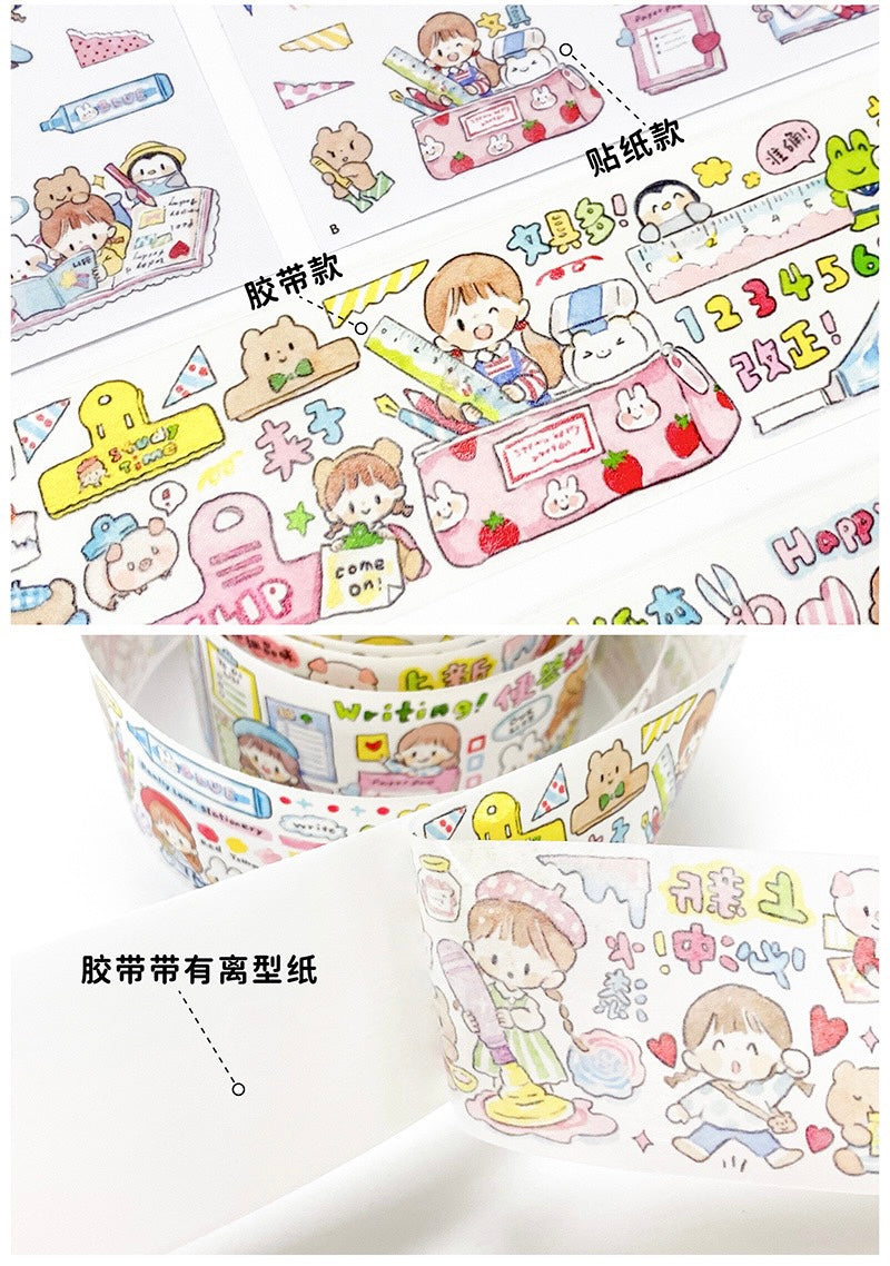 Molinta stationery collection washitape and sticker pack