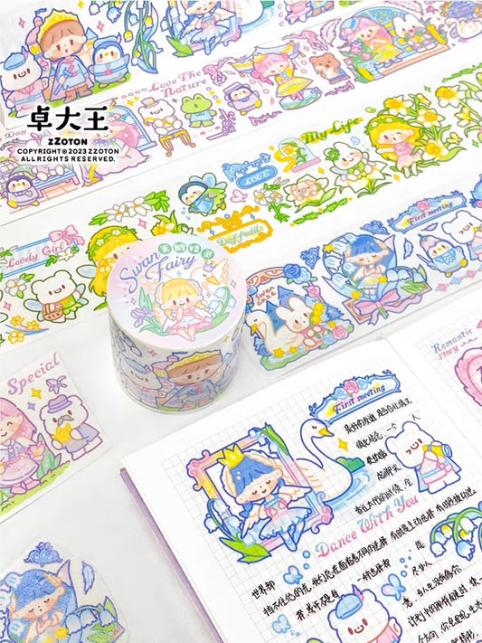Molinta swan fairy washitape