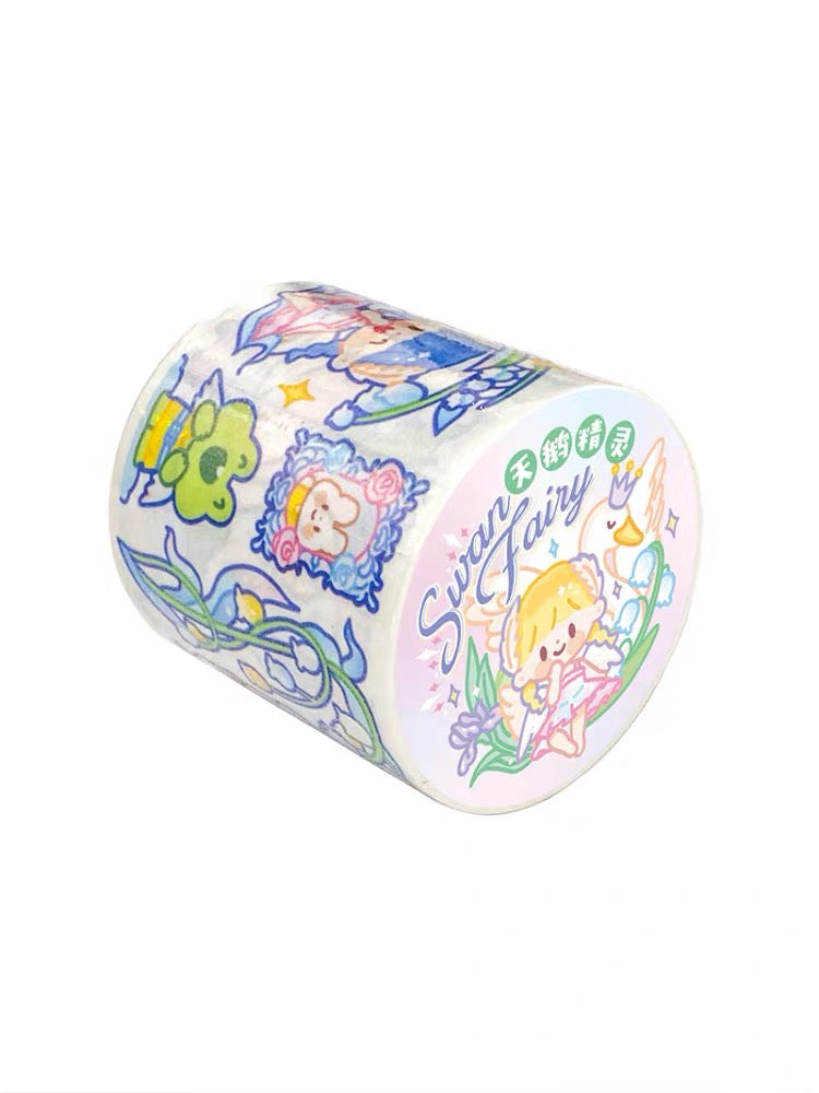 Molinta swan fairy washitape