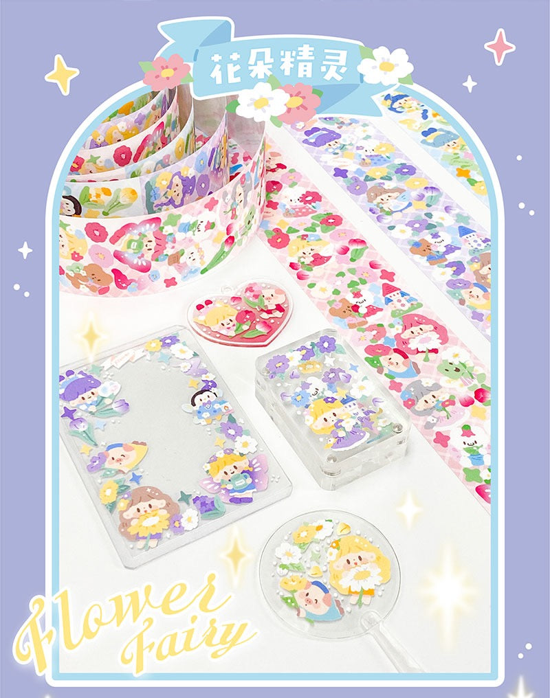 Molinta flower fairy and magic emissary sticker tape