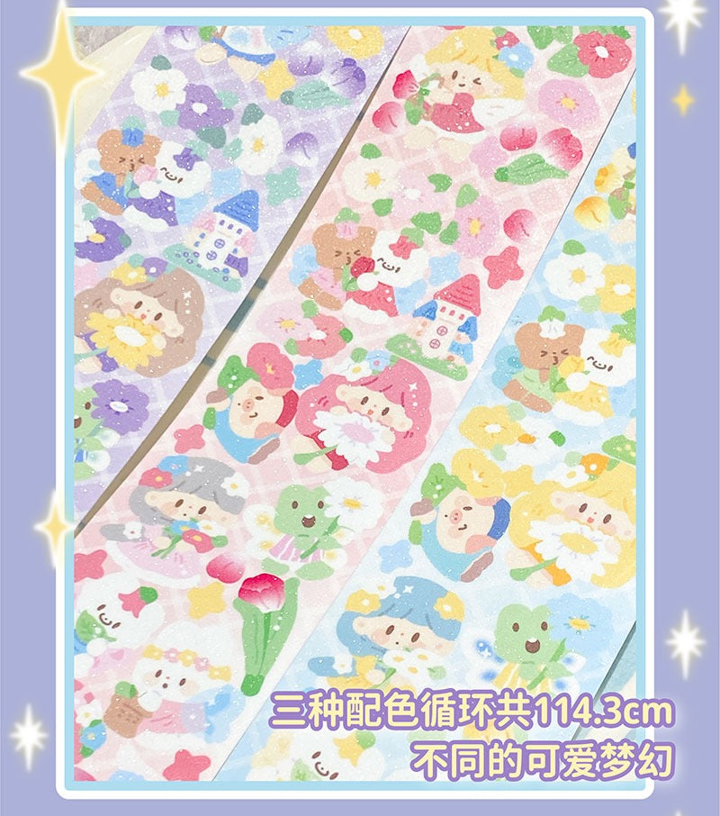 Molinta flower fairy and magic emissary sticker tape