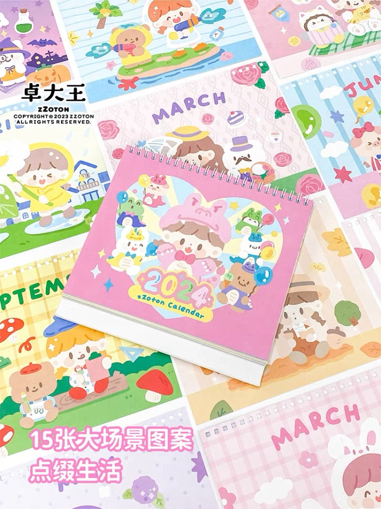 Molinta 2024 calendar with sticker