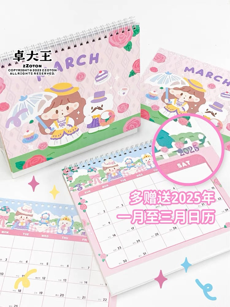 Molinta 2024 calendar with sticker