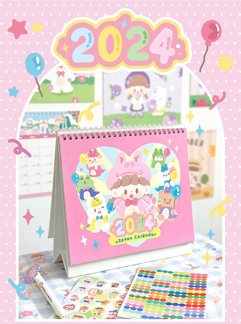Molinta 2024 calendar with sticker