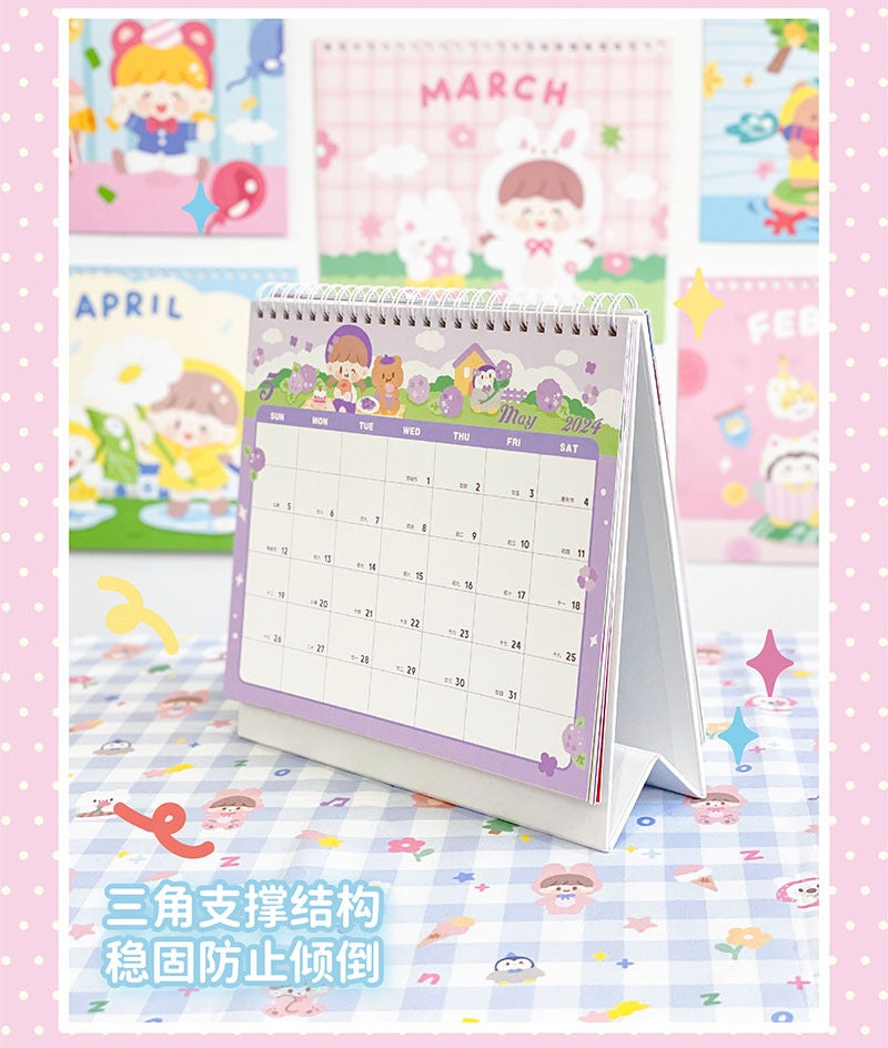 Molinta 2024 calendar with sticker