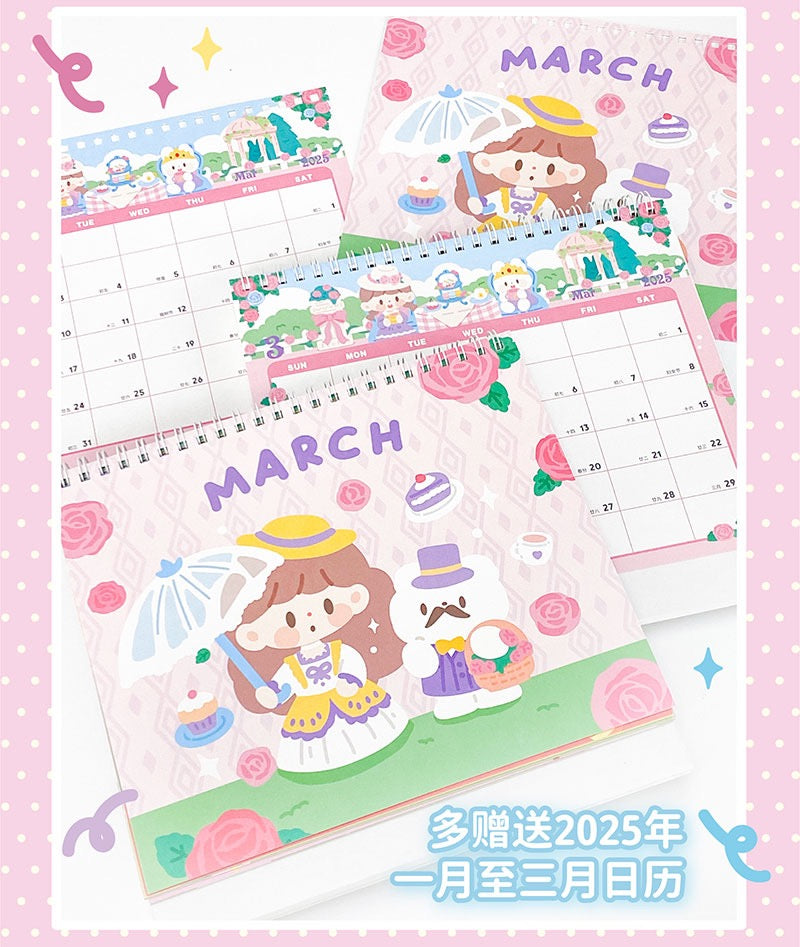 Molinta 2024 calendar with sticker