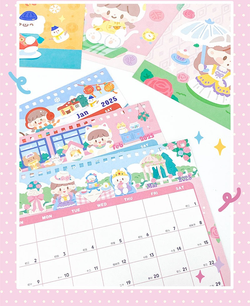 Molinta 2024 calendar with sticker