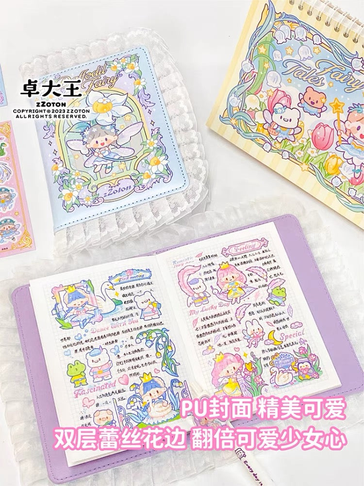Molinta 「Fairy Tales」series washitape and sticker holder book and A6 notebook