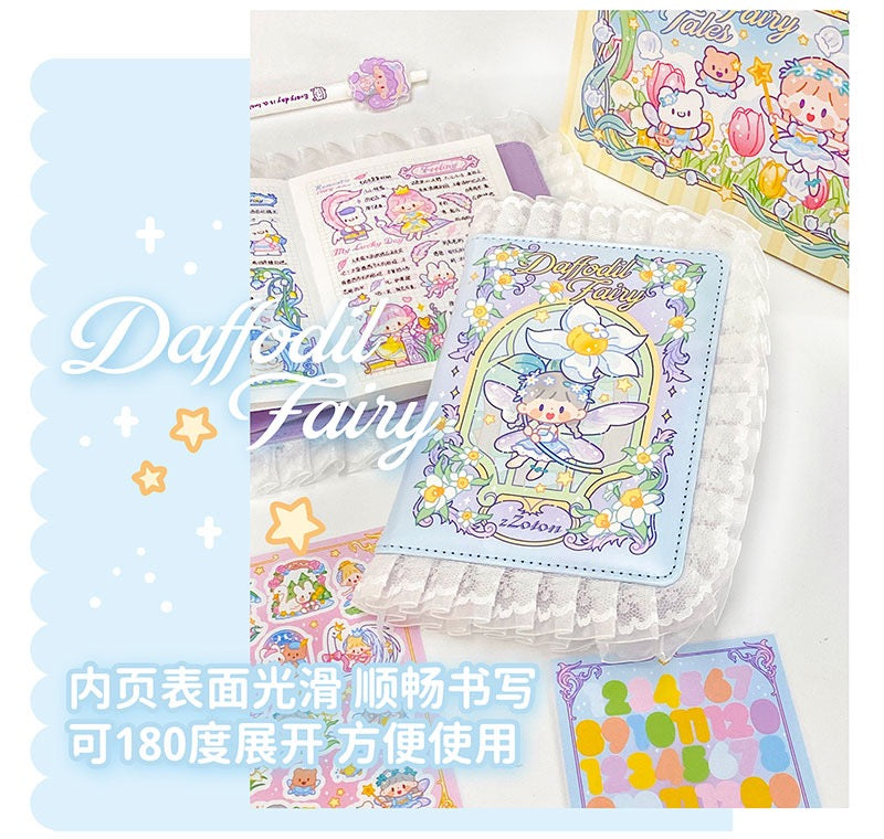 Molinta 「Fairy Tales」series washitape and sticker holder book and A6 notebook