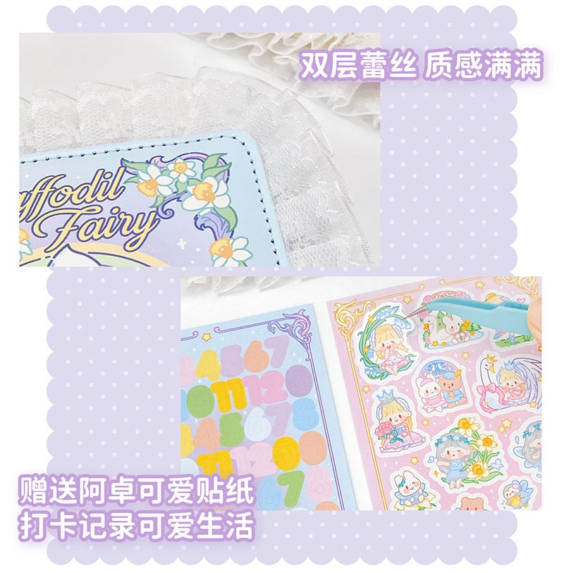 Molinta 「Fairy Tales」series washitape and sticker holder book and A6 notebook
