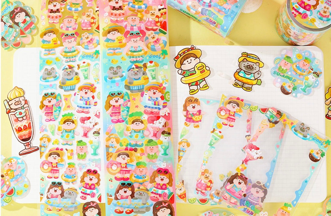 Meatball 2023 summer party sticker tape