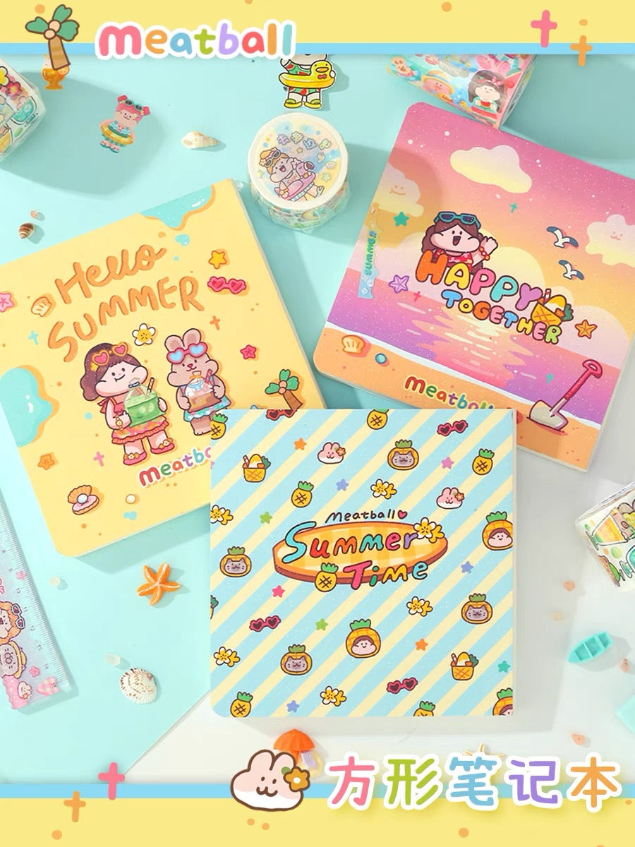 Meatball 2023 summer square notebook