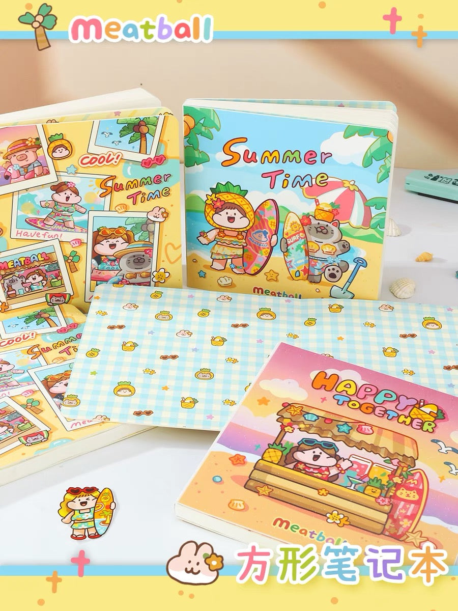 Meatball 2023 summer square notebook