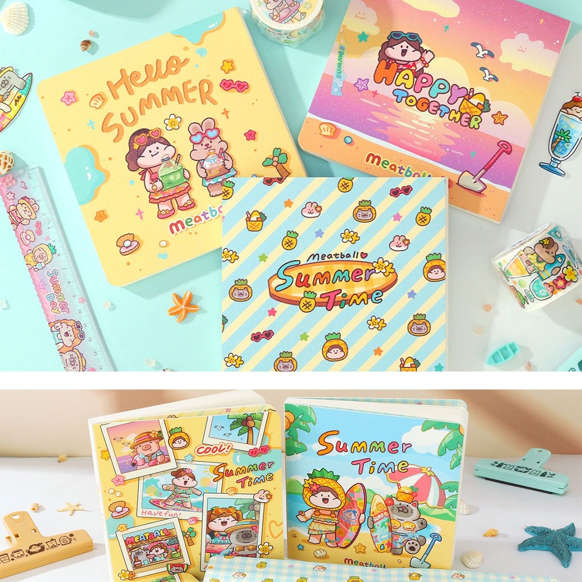 Meatball 2023 summer square notebook