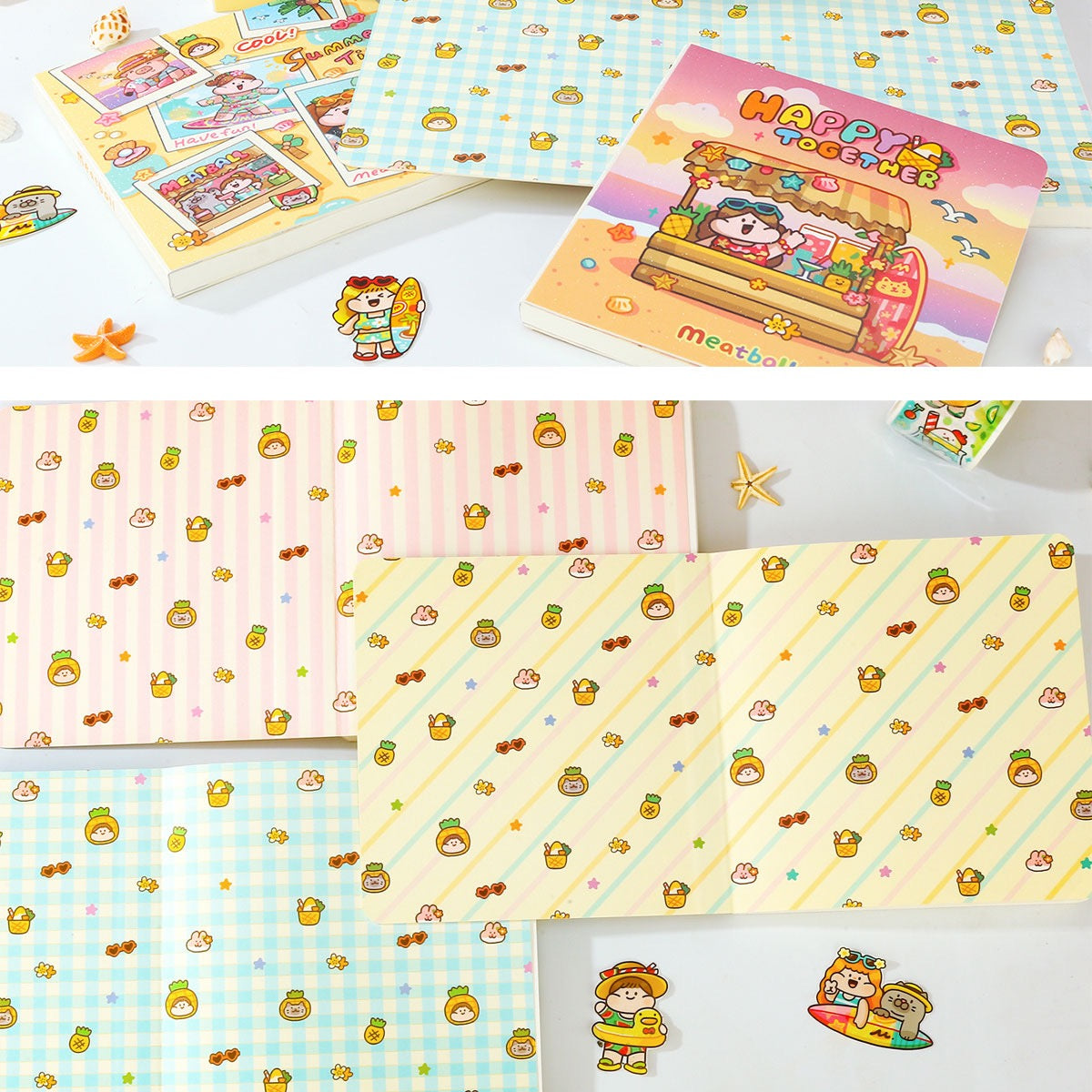 Meatball 2023 summer square notebook