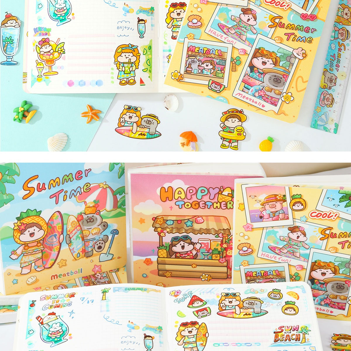 Meatball 2023 summer square notebook