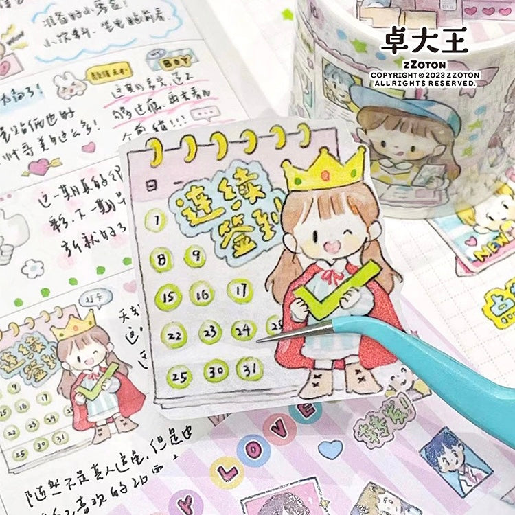 Molinta Chasing stars daily 「forever love」 washitape and sticker pack